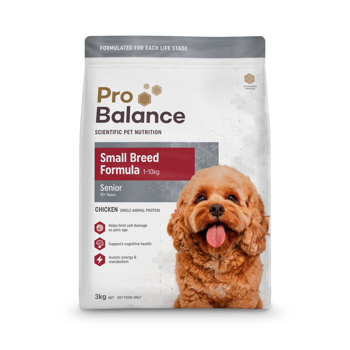 Probalance Senior Small Breed Chicken Dog Food 3kg