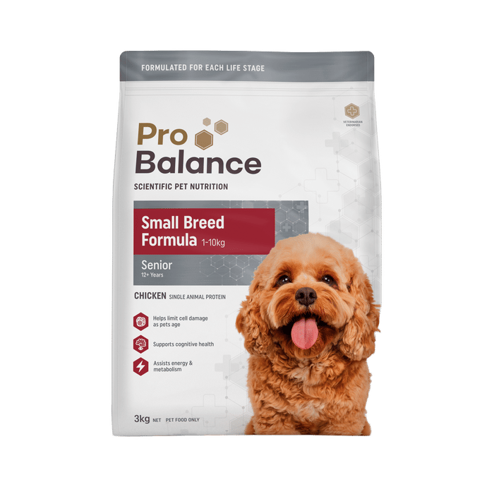 Probalance Senior Small Breed Chicken Dog Food 3kg