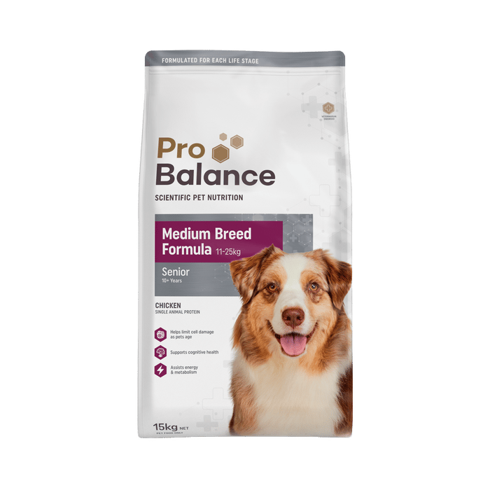 Probalance Senior Medium Breed Chicken Dog Food 15kg