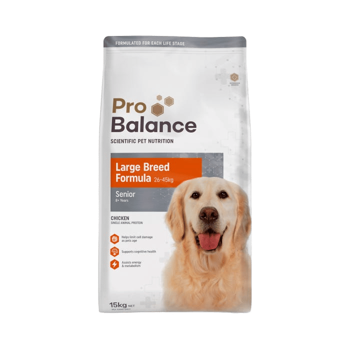 Probalance Senior Large Breed Chicken Dog Food 15kg