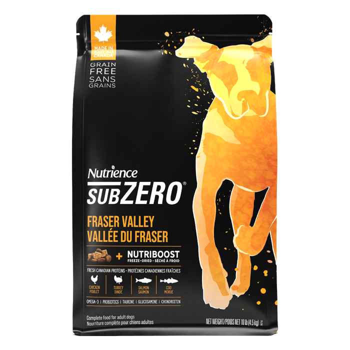 Nutrience Dog Subzero Fraser Valley 4.5kg