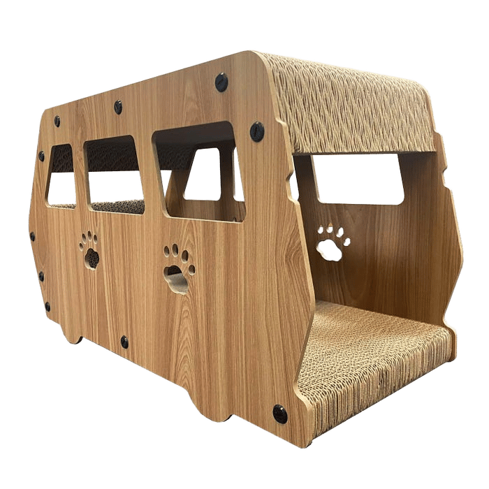 Fur & Purr Cardboard Scratcher Van