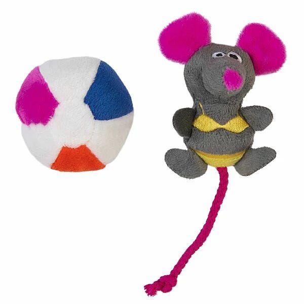 Mad Cat Toy Beach Babe Mouse 2pk