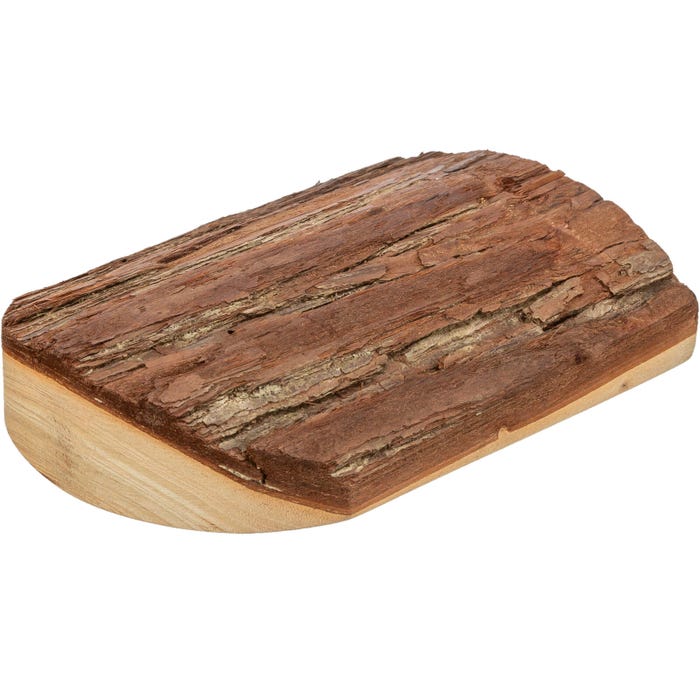 Trixie Smallpet Bark Wood Platform With Screw Fixing 10X15cm