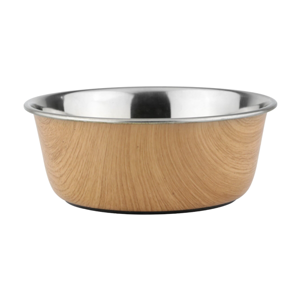 All Day Bowl Dipped Ss - Wooden - 2650ml