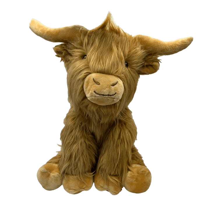 Multipet Dog Toy Shaggy Highland Cow 35cm
