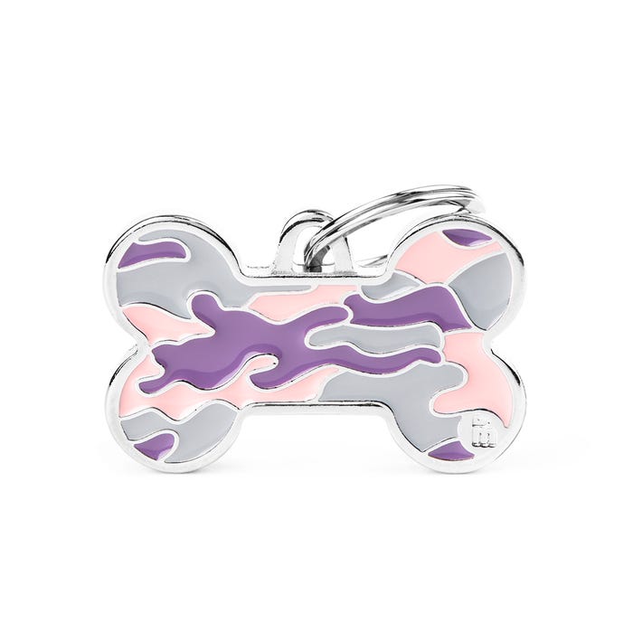 My Family Bone Camouflage Pink Tag L