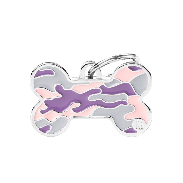 My Family Bone Camouflage Pink Tag L