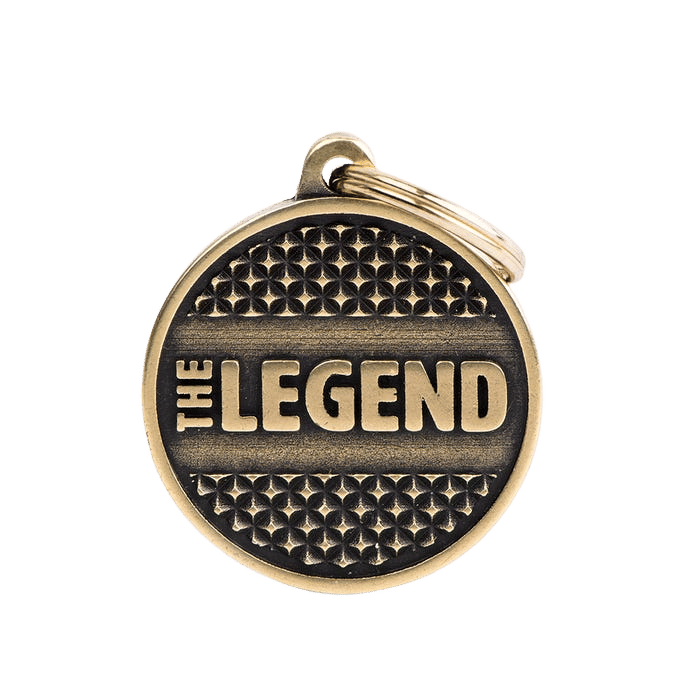 My Family Bronx The Legend Brass Big Tag