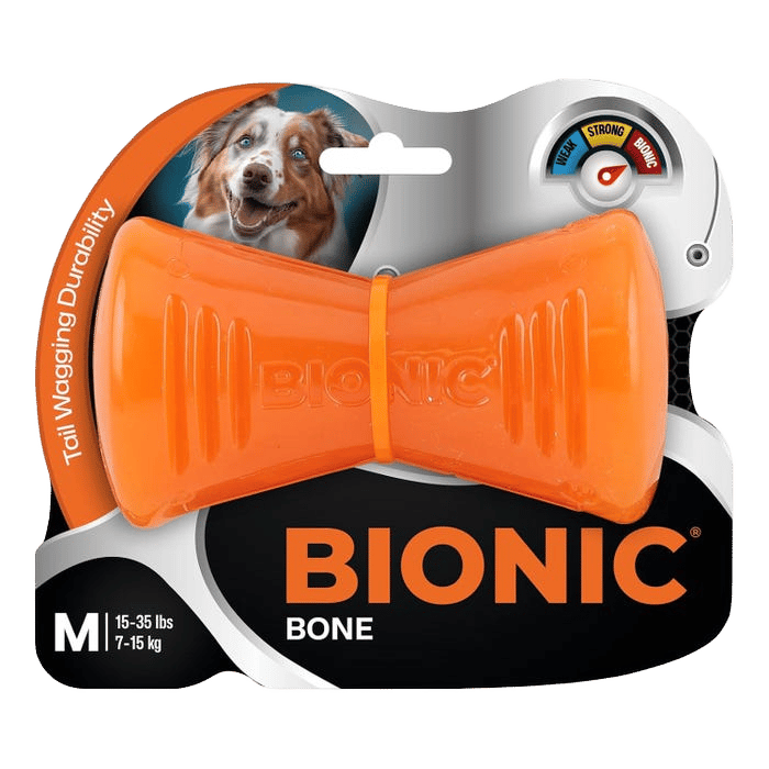 Bionic Dog Toy Bone Medium 12cm