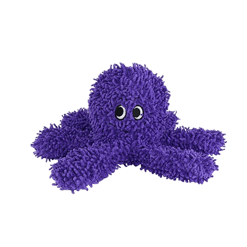 Tuffy Dog Toy Mighty Microfiber Ball Pur Octopus Medium