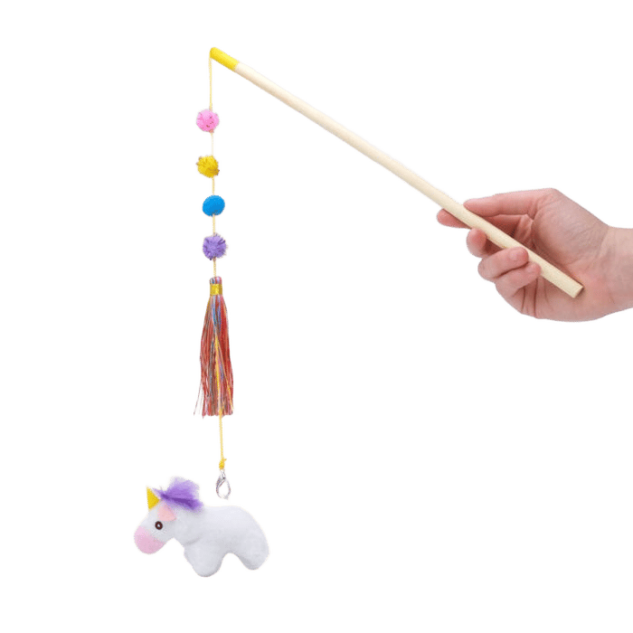 Zippyclaws Cat Toy Zippystick Unicorn