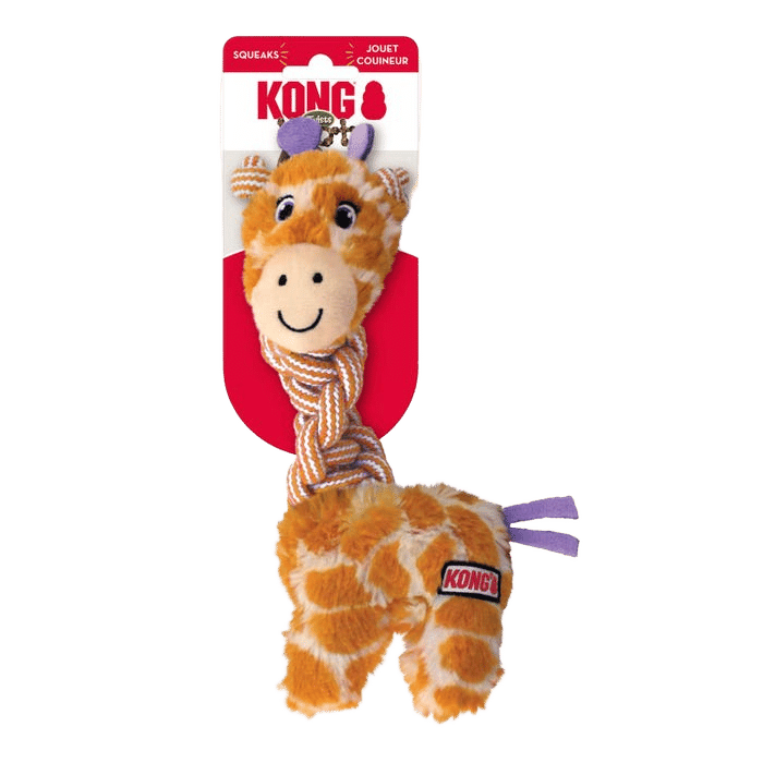 Kong Dog Toy Knots Twists Lrg Assorted