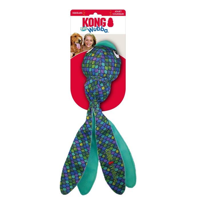 Kong Dog Toy Wubba Finz Blue Large
