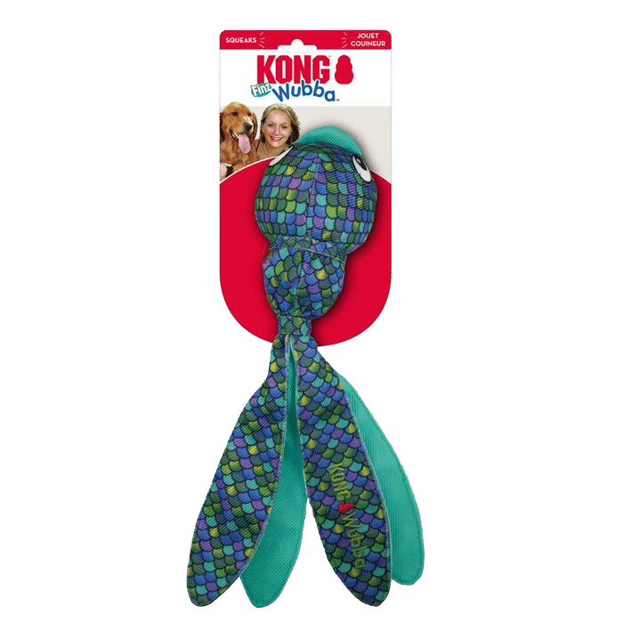 Kong Dog Toy Wubba Finz Blue Large
