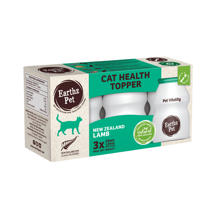 Earthz PET Cat Topper Lamb Gravy 3 X 30ml
