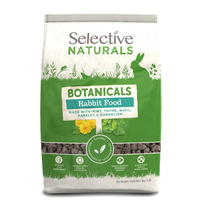 Selective Naturals Botanical Rabbit Food 1.5kg