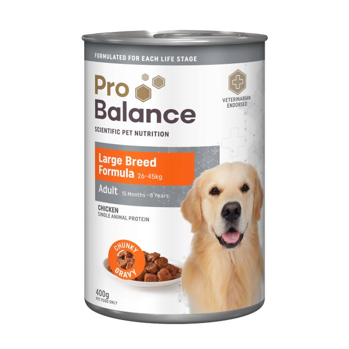 Probalance Large Breed Chicken Wet Dog Food 400g