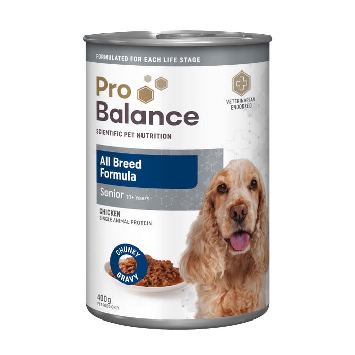 Probalance Chicken Senior Wet Dog Food 400g