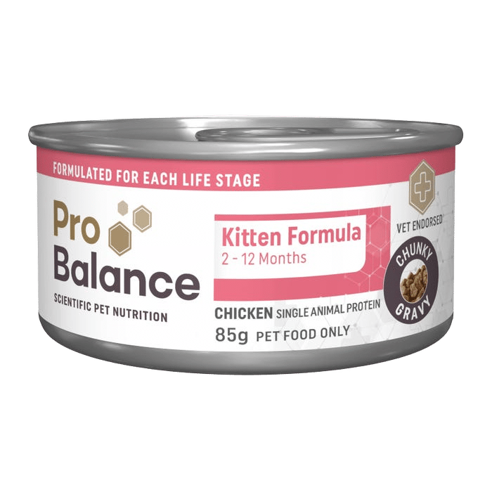 Probalance Chicken Gravy Wet Kitten Food 85g