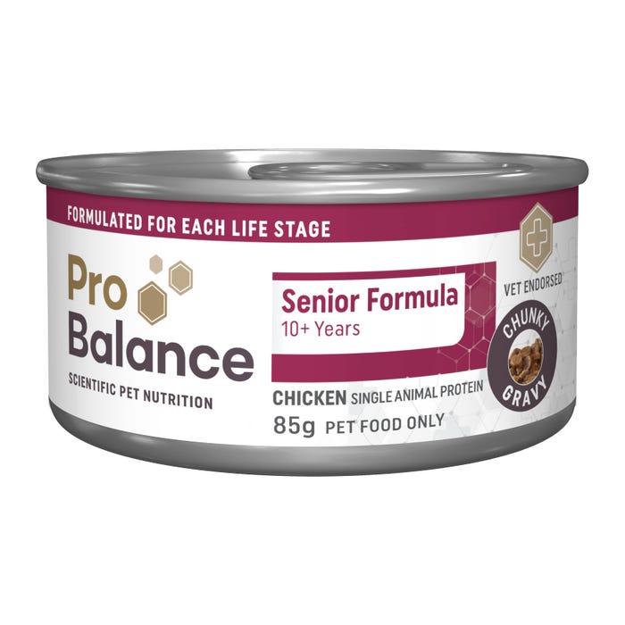 Probalance Senior Chicken Gravy Wet Cat Food 85g