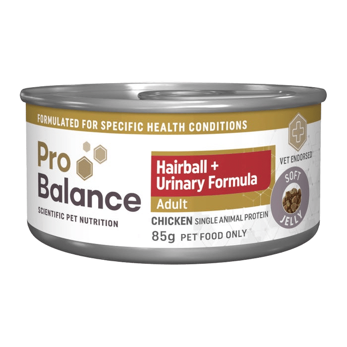 Probalance Hairball & Urinary Chicken Jelly Wet Cat Food 85g