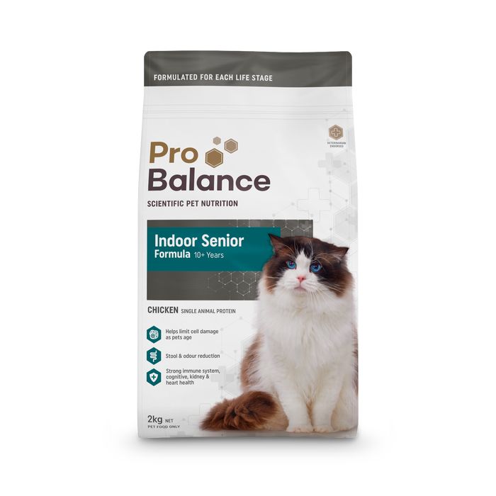 Probalance Senior Indoor Chicken Cat Food 2kg