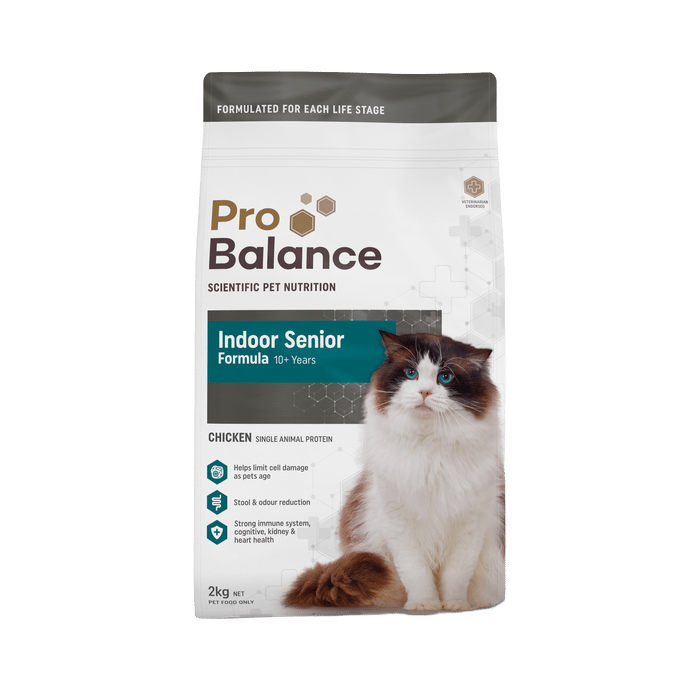 Probalance Senior Indoor Chicken Cat Food 2kg