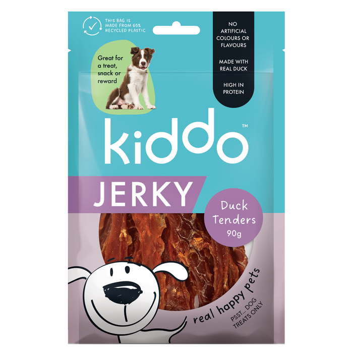 Kiddo Dog Treats Duck Tenders Jerky 90g