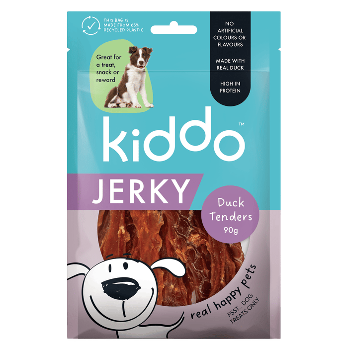Kiddo Dog Treats Duck Tenders Jerky 90g