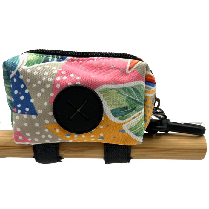 Latched Poop Bag Holder Tropical Vibrant