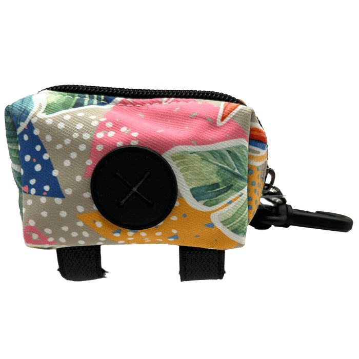 Latched Poop Bag Holder Tropical Vibrant
