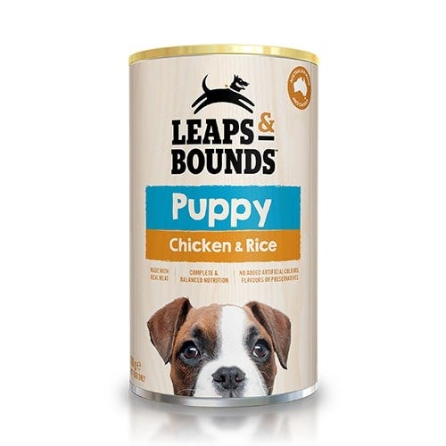 Leaps & Bounds Chicken & Rice Wet Puppy Food 700g