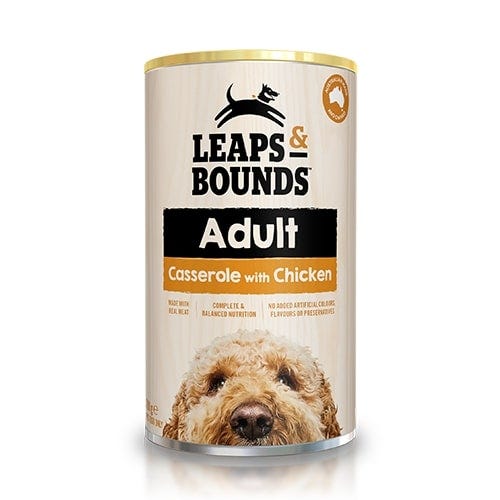 Leaps & Bounds Chicken & Vegetable Casserole Wet Dog Food 700g
