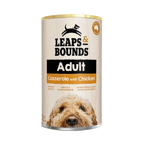 Leaps & Bounds Chicken & Vegetable Casserole Wet Dog Food 700g