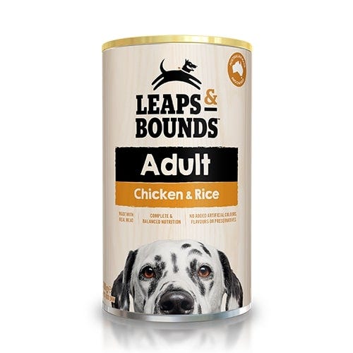Leaps & Bounds Chicken & Rice Wet Dog Food 700g