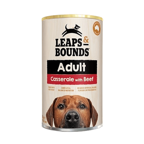 Leaps & Bounds Beef & Vegetable Casserole Wet Dog Food 700g