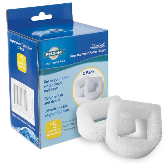 Petsafe Drinkwell Replacement Foam Filters 2 Pack