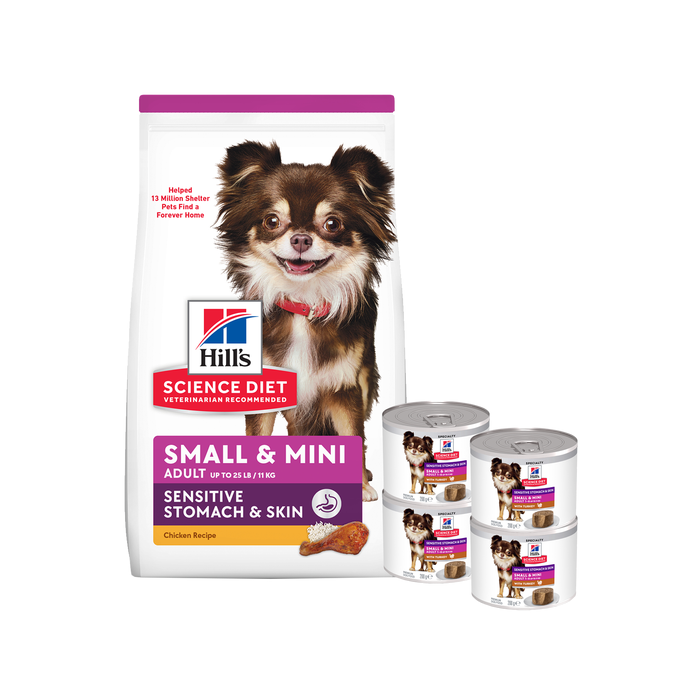 Hill's Science Diet Small Dog Sensitive Bundle 1.8kg