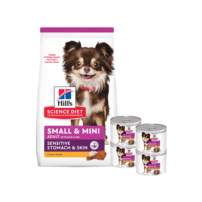 Hill's Science Diet Small Dog Sensitive Bundle 1.8kg