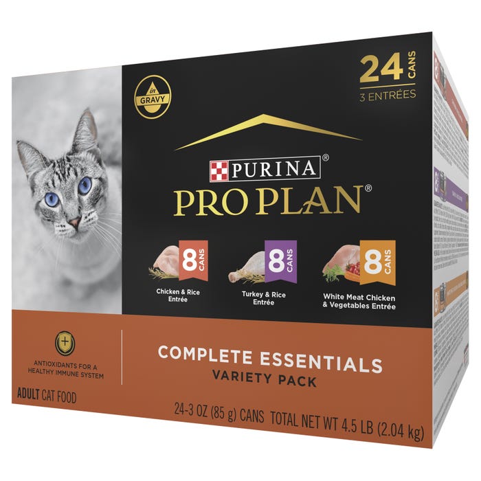 Pro Plan Chicken & Turkey Variety Pack Cat Wet Food 24 X 85g