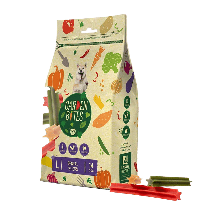 Garden Bites Dog Treat Dent Sticks 16cm 14pc 420g