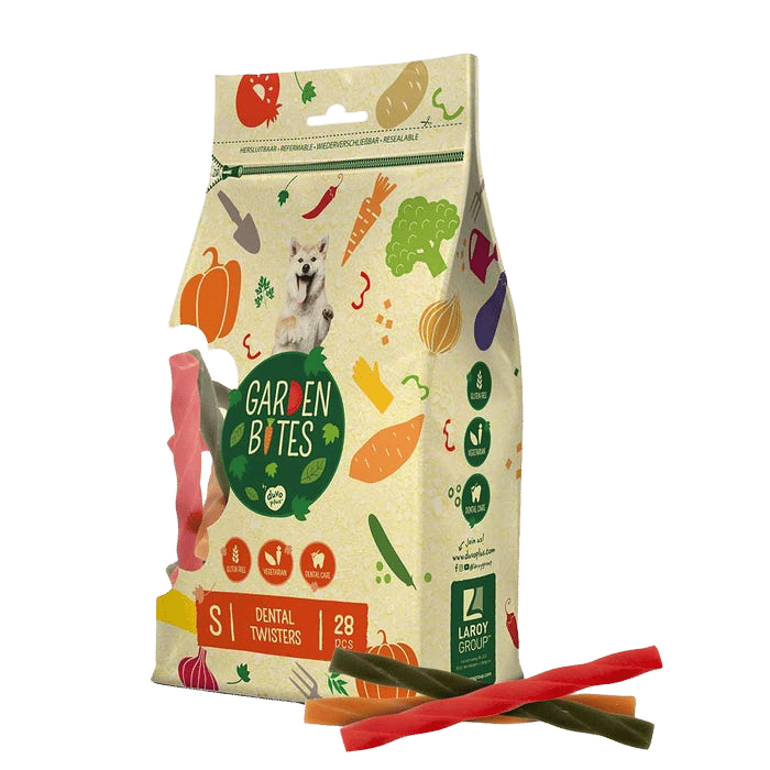 Garden Bites Dog Treat Dent Twisters 13cm 28pc 420g