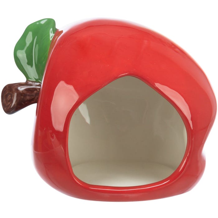 Trixie Small PET Mouse Apple Ceramic House 13 X 10 X 10cm