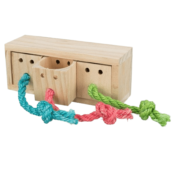 Trixie Small PET Wooden Snack Cube 15 X 5.5 X 6cm