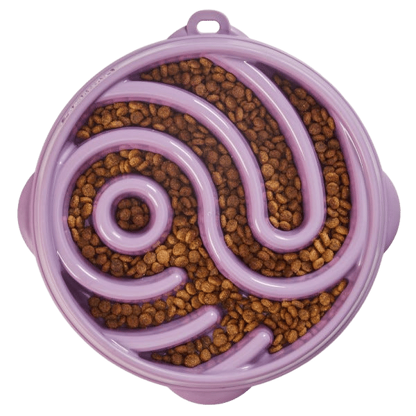 Outward Hound Dog Funfeeder Yin Yang Purple L