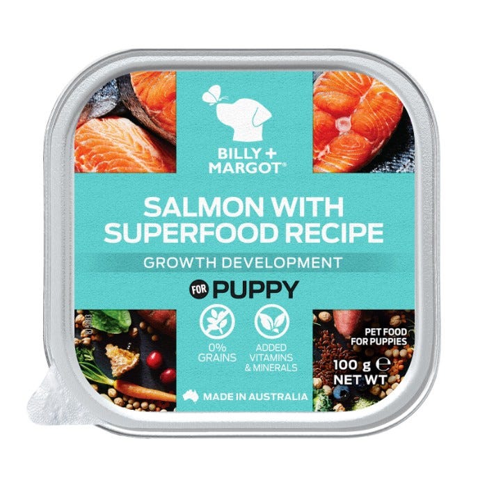 Billy + Margot Salmon & Superfood Wet Puppy Food 100g