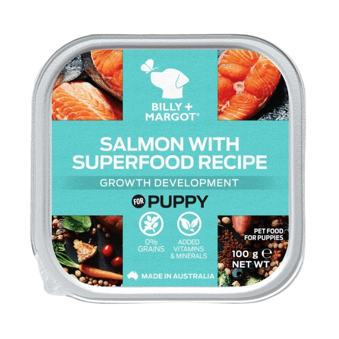 Billy + Margot Salmon & Superfood Wet Puppy Food 100g