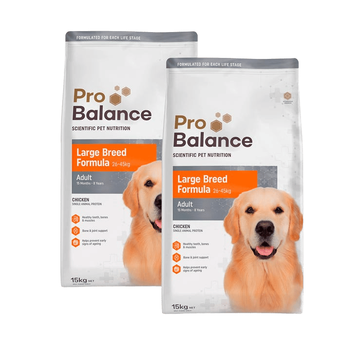 Probalance Dog Large Breed 15kg Dry Bundle