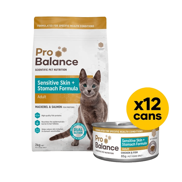 Probalance Cat Sensitive 2kg Wet & Dry Bundle Jelly